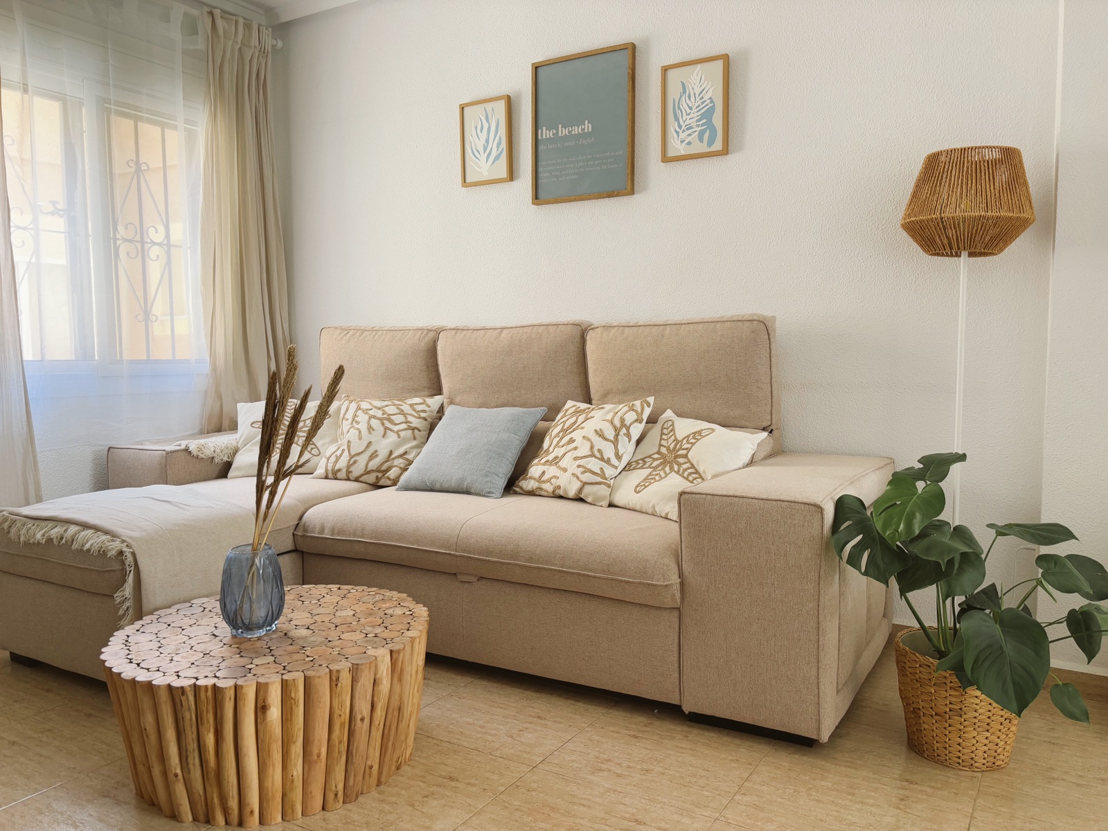 Obývací pokoj apartmánu Casa Liskovec s výhledem